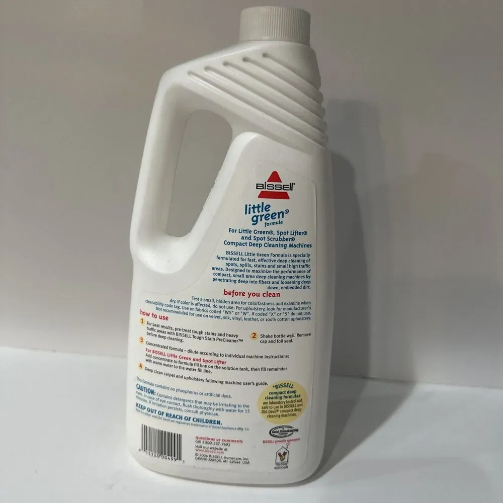 Bissell Little Green Formula Carpet Cleaner 32oz Concentrate SEALED - NEW